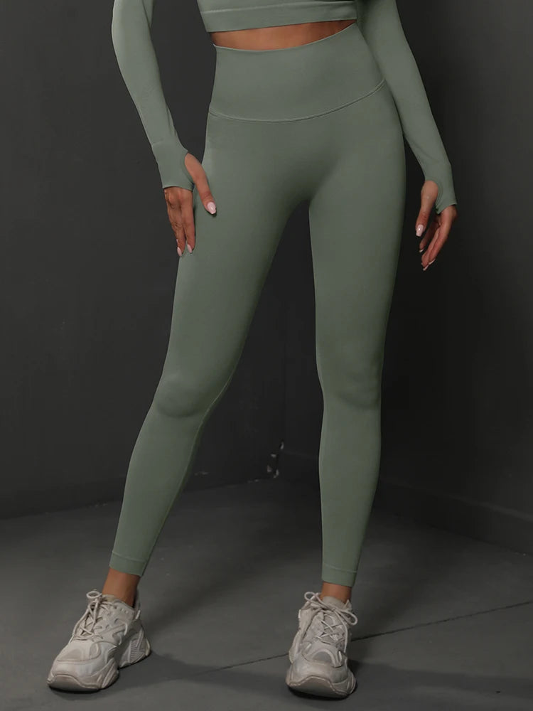 Booty Lifting Gym Leggings Seamless High Waist