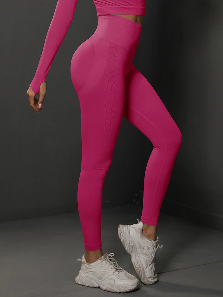 Booty Lifting Gym Leggings Seamless High Waist