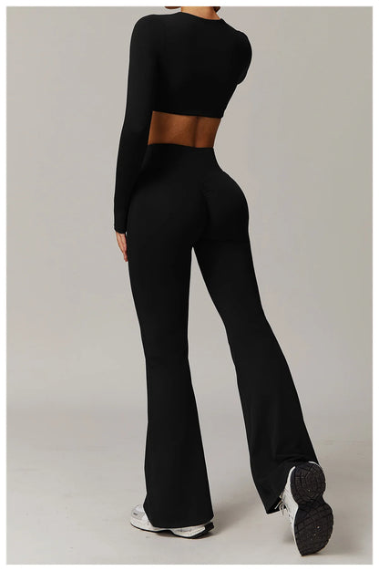 High Waist Wide leg booty lifting Leggings