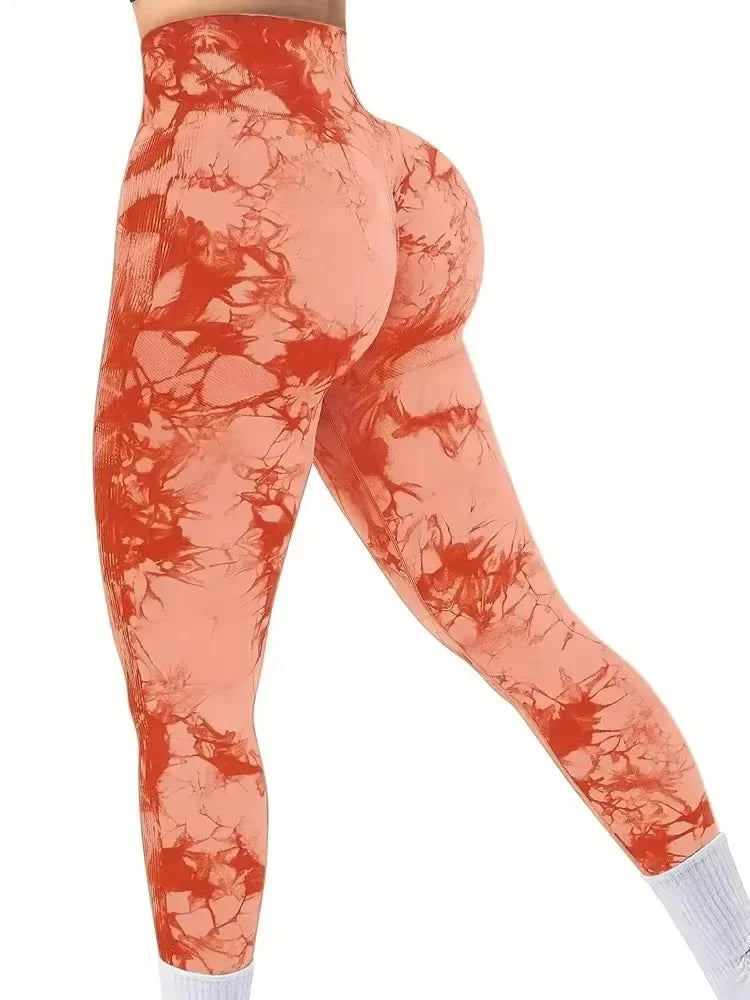 Tie Dye  High Waist Lifts Butt Tummy Control Leggings