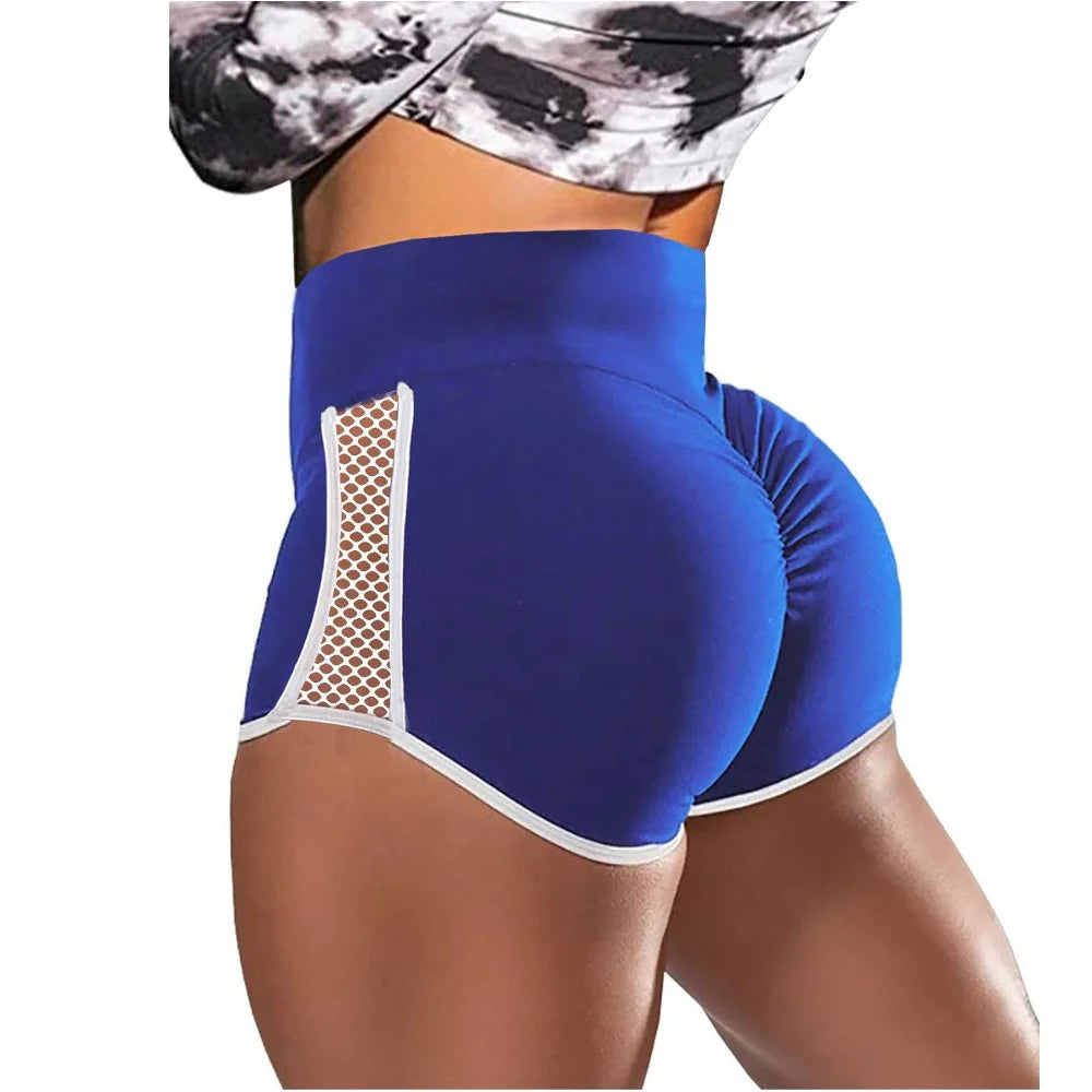 Side Hollow Out High Waist Shorts