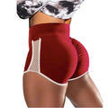Side Hollow Out High Waist Shorts