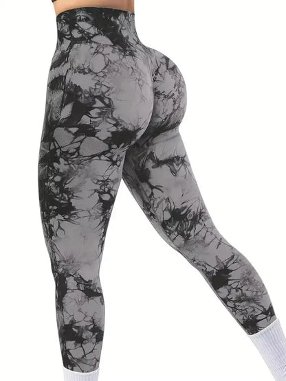 Tie Dye  High Waist Lifts Butt Tummy Control Leggings