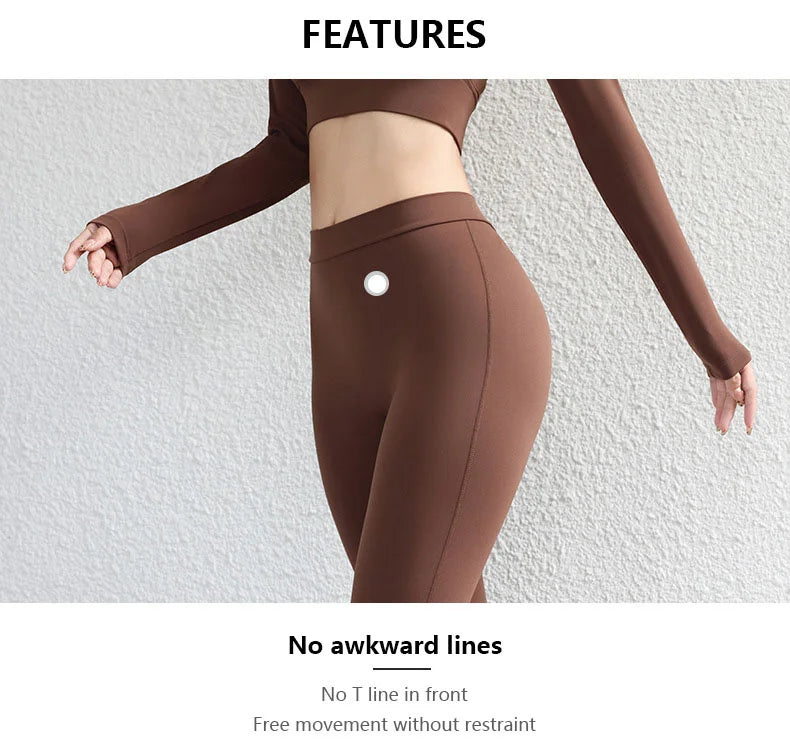 Flare Leggings Back Waist V Leggings Scrunch Yoga Pants