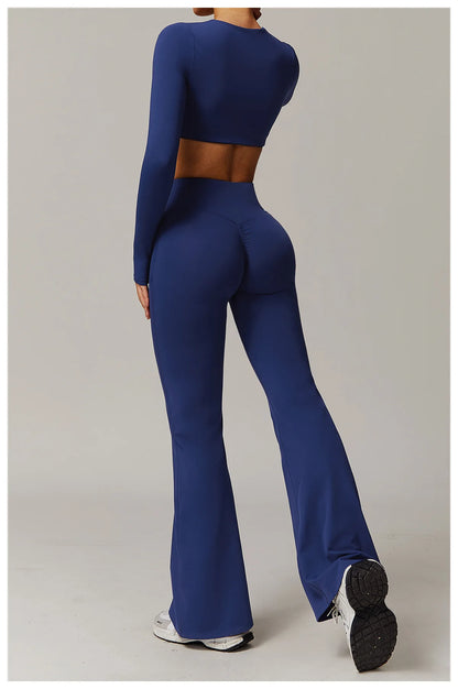 High Waist Wide leg booty lifting Leggings