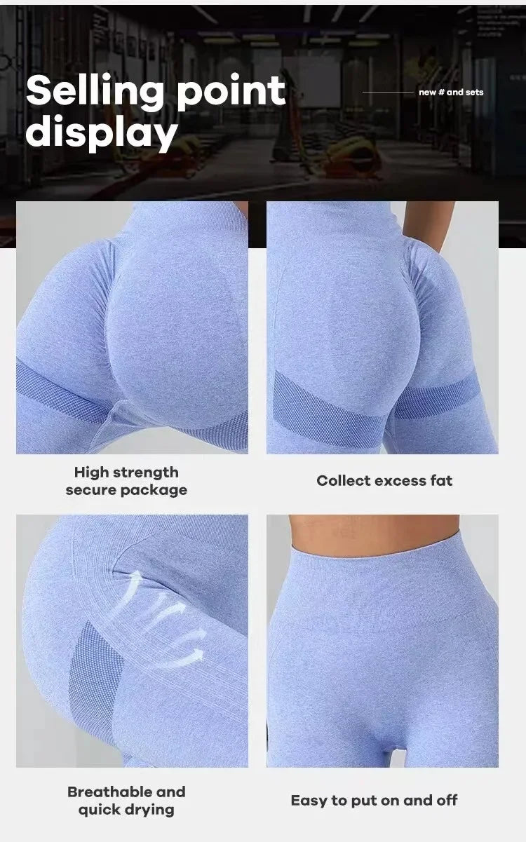 Two-piece Sports Bra+ Booty Lifting Leggings