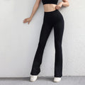 Flare Leggings Back Waist V Leggings Scrunch Yoga Pants