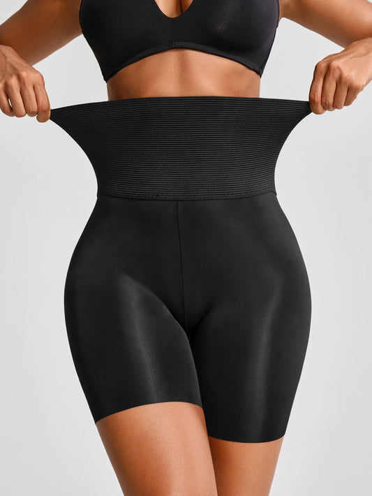 CurvEnhance High-Waisted Shapewear Shorts™