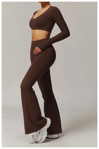 High Waist Wide leg booty lifting Leggings