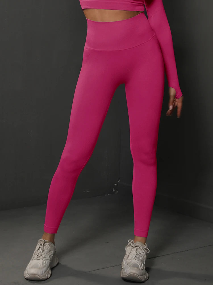 Booty Lifting Gym Leggings Seamless High Waist