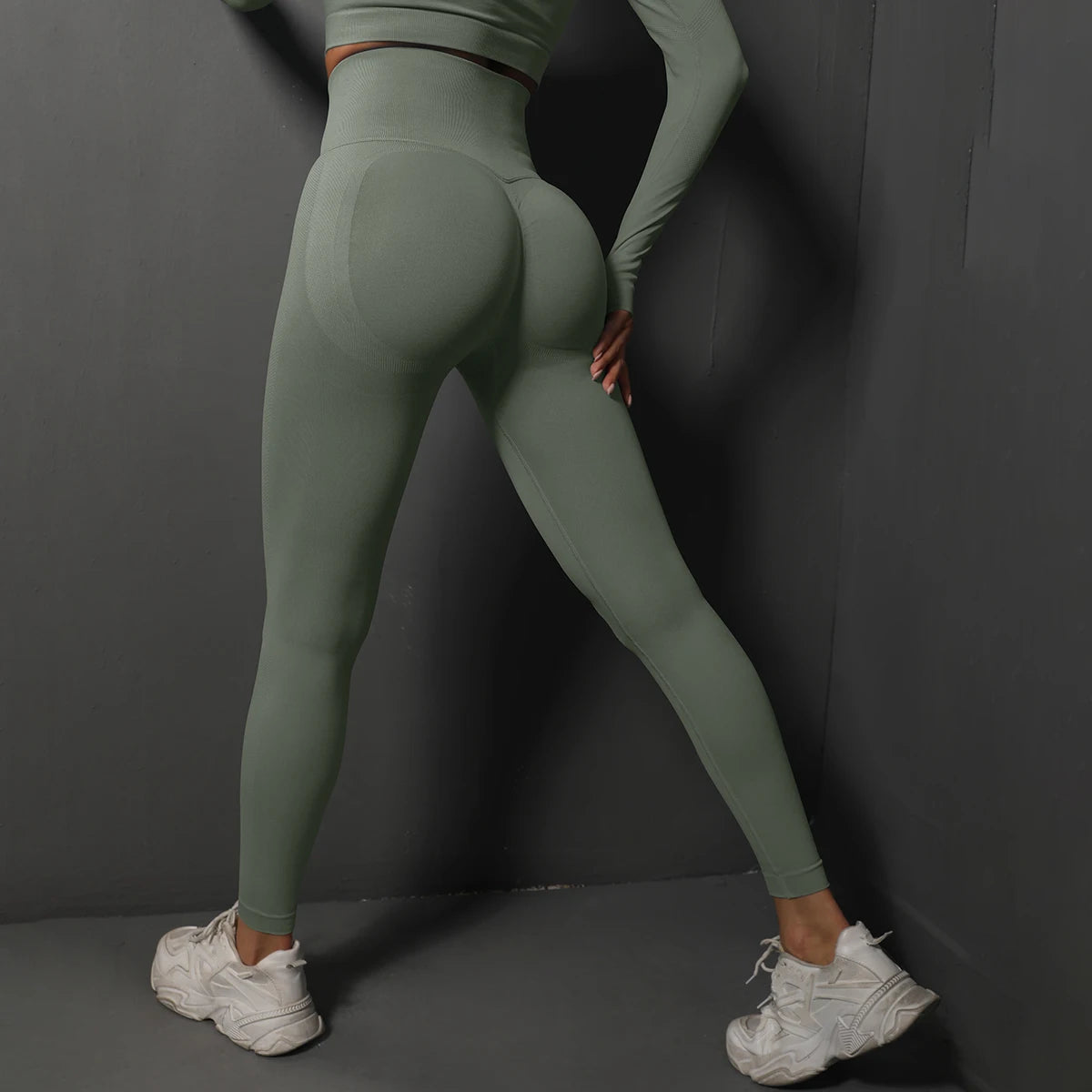 Booty Lifting Gym Leggings Seamless High Waist